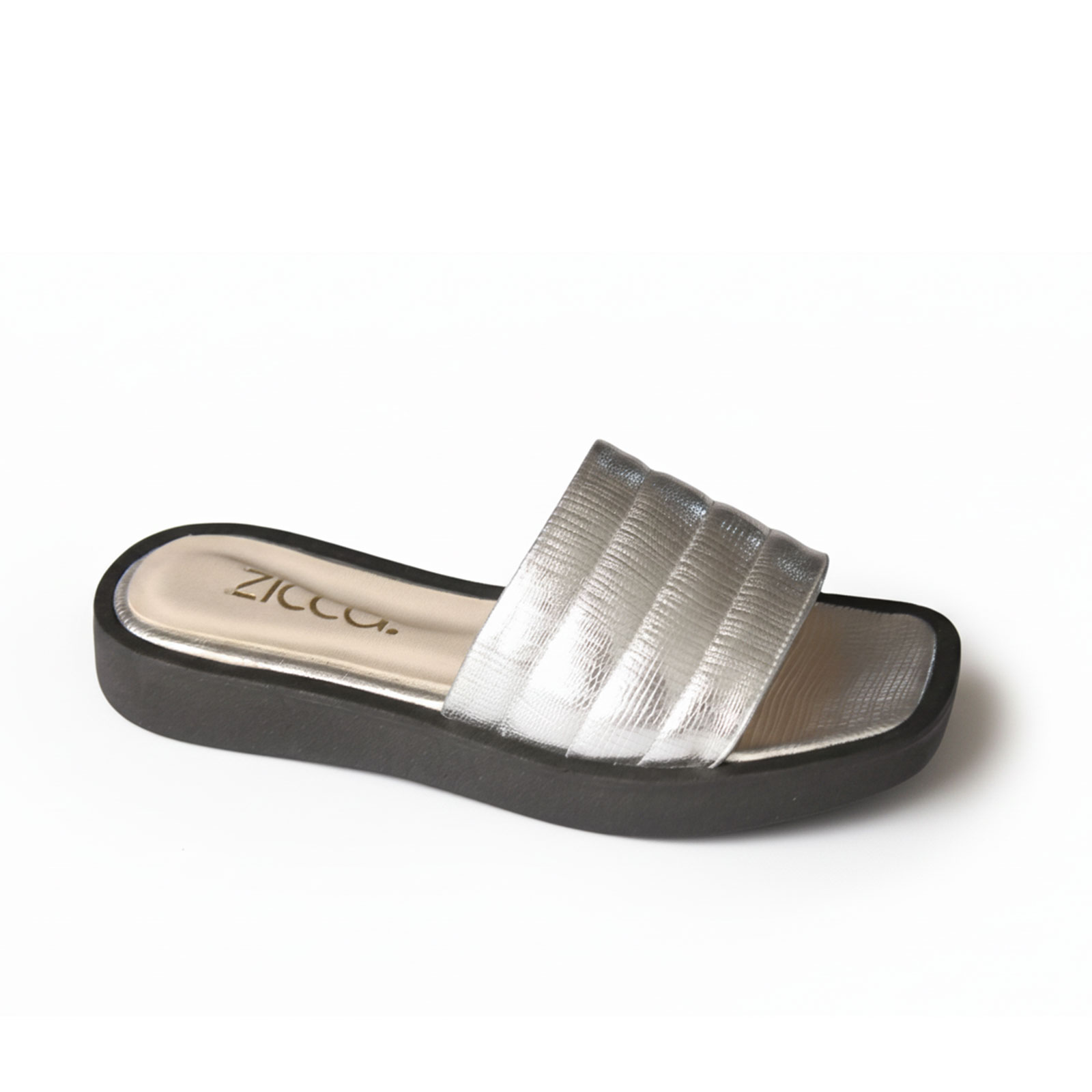 Sandalia baja Plata AFRO